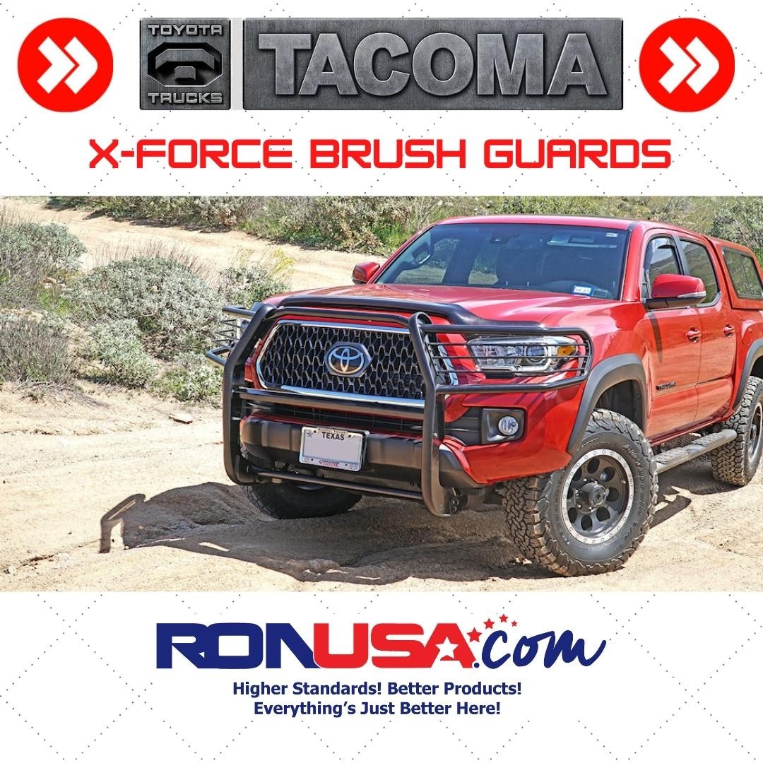 Check out our rugged X-Force Brush Guards for the Toyota Tacoma. #toyotatacoma #toyotatacoma2016 #toyotatrucks #toyotatrucksdaily #tacoma #tacomas #tacomaoffroad #tacomanation #tacomatrd #tacomatrdpro #tacomatrd4x4offroad #tacomatrdoffroad #tacomatrdsport