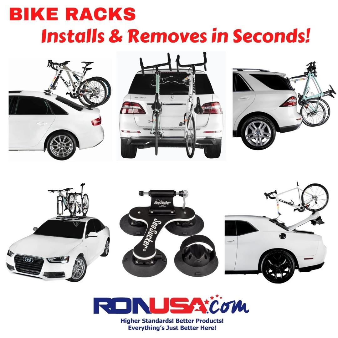 Check out our Universal Bike Racks that installs and removes in seconds! https://ronusa.com/pages/bike-racks #bikerack #cycling #camping #campinglife #bikelife #bikeride #bike