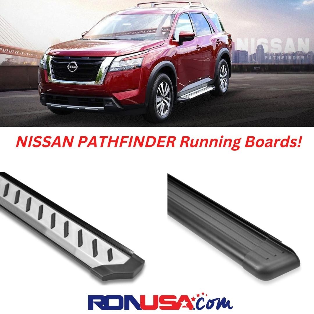 Check out our running boards for the Nissan Pathfinder. #nissan #pathfinder #runningboards #runningboard