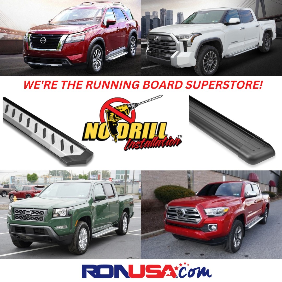 Check out our huge selection of running boards. Free Shipping! #runningboards #car #carporn #pickup #trucks #trucksofinstagram #suv #carsofinstagram #cars #offroad4x4 #toyotatacoma #toyotatundra #toyota